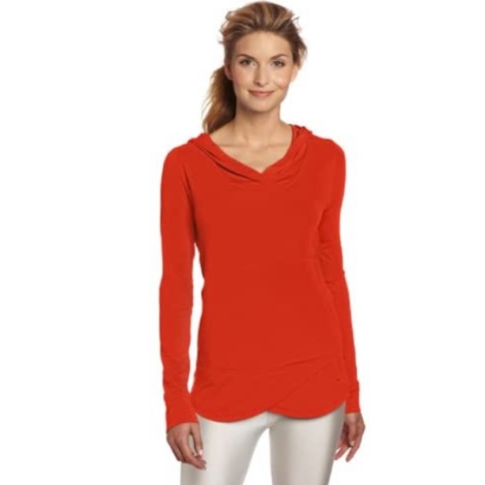 Marmot Women's Red Hooded Long-Sleeve Pullover